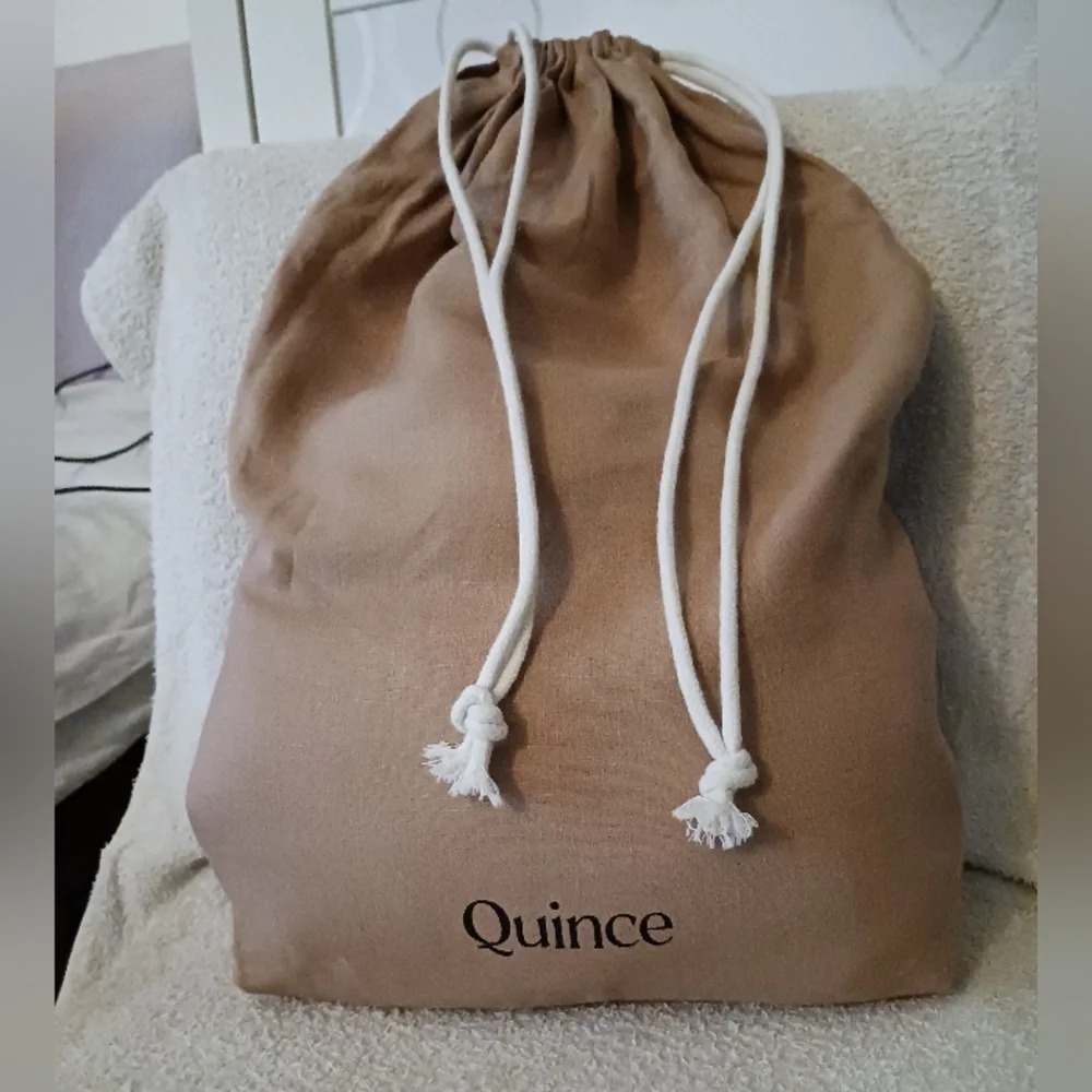 Quince 100% Linen Duvet Cover Desert Sunset Twin - Picture 3 of 7